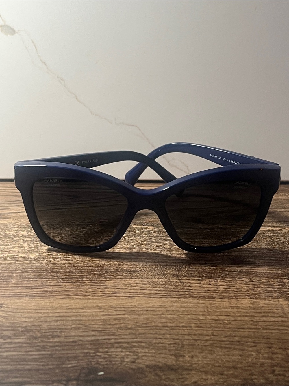 Authentic CHANEL Blue Sunglasses 5313 c.1502/S2 Polarized